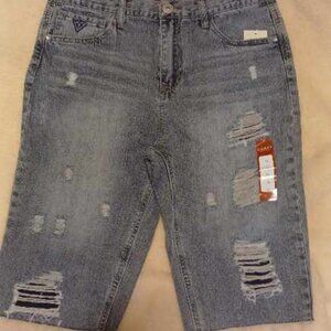 New GUESS Boys Denim Shorts SZ 18